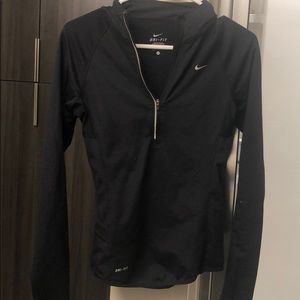 Nike quarter zip with hood